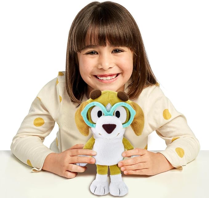 Bluey Friends 3 Pack Plush, 6.5-7.5"/ 16-23 cm Tall Plush Toys (Winton, Honey, and Mackenzie)