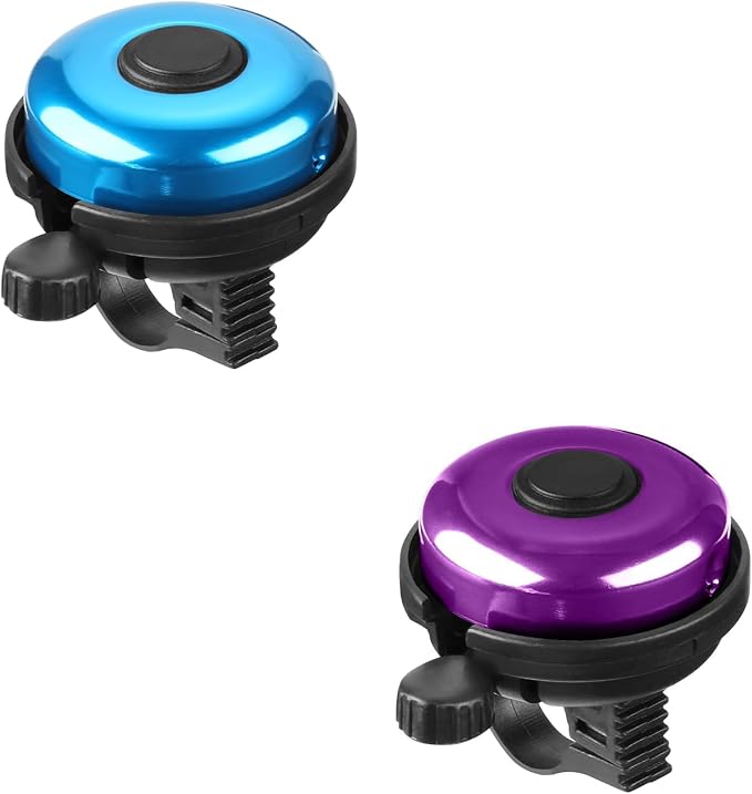 Accmor Classic Bike Bell, Aluminum Bicycle Bell, Loud Crisp Clear Sound Bicycle Bike Bell for Adults Kids