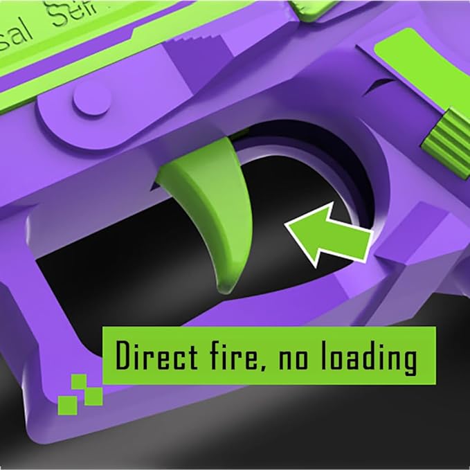 Dreamplay Shell Ejecting Toy Gun, Automatic Pull Back Action Education Model Toy for Kids Gifts