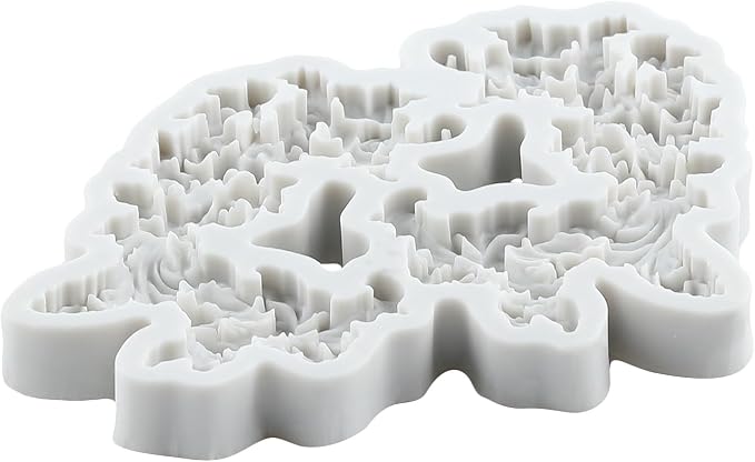 Baroque Leaf Scroll Polymer Clay Mold Curlicues Scroll Lace Silicone Molds for DIY Craft Epoxy Resin Casting Polymer Clay Tools Crafts Air Dry Jewelry Making