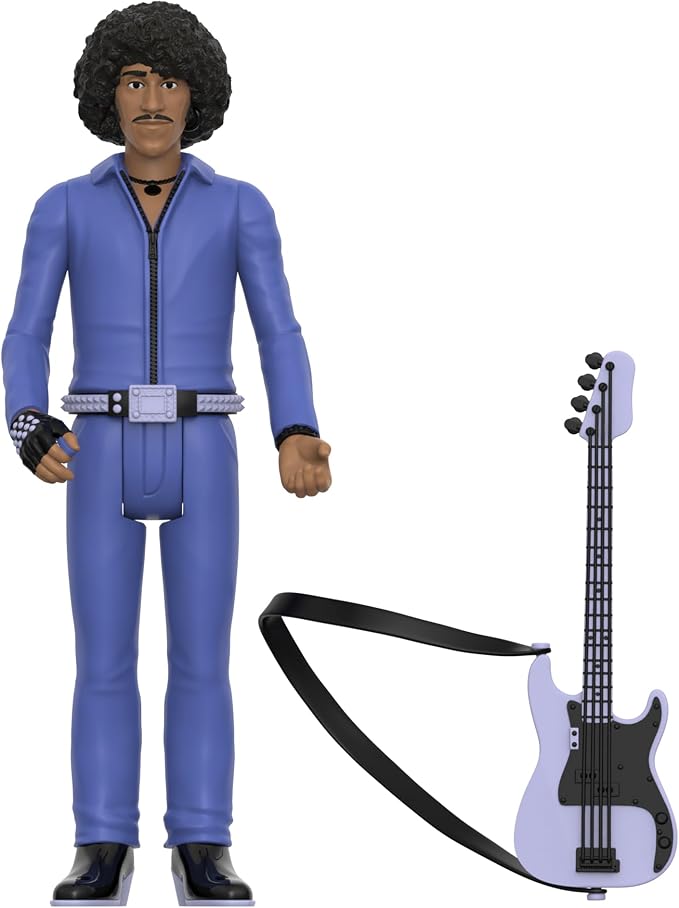 Super7 Reaction Figure Thin Lizzy Phil Lynott (Jailbreak) - 3.75" Thin Lizzy Action Figure with Accessory - Classic Rock Collectibles and Retro Toys