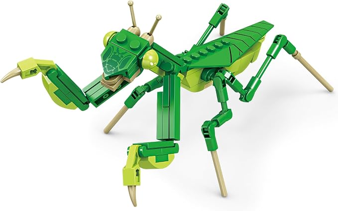 KAZI Insect Building Blocks,Bug Building Set for Kids Ages 6 7 8 9 Year Old and Up,Mantis Building Blocks Toy Insect Collection,Ideal Gifts for Birthday,Easter Basket Stuffers
