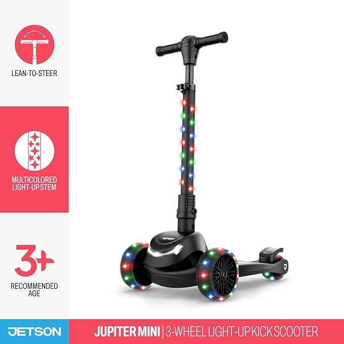 Jetson Scooters - Jupiter Mini Kick Scooter, Foldable, Lightweight, Portable