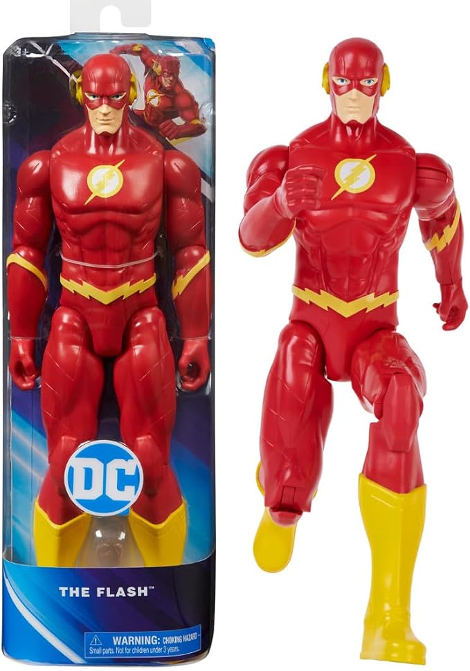 DC Comics, 12-Inch The Flash Action Figure, Kids Toys for Boys and Girls