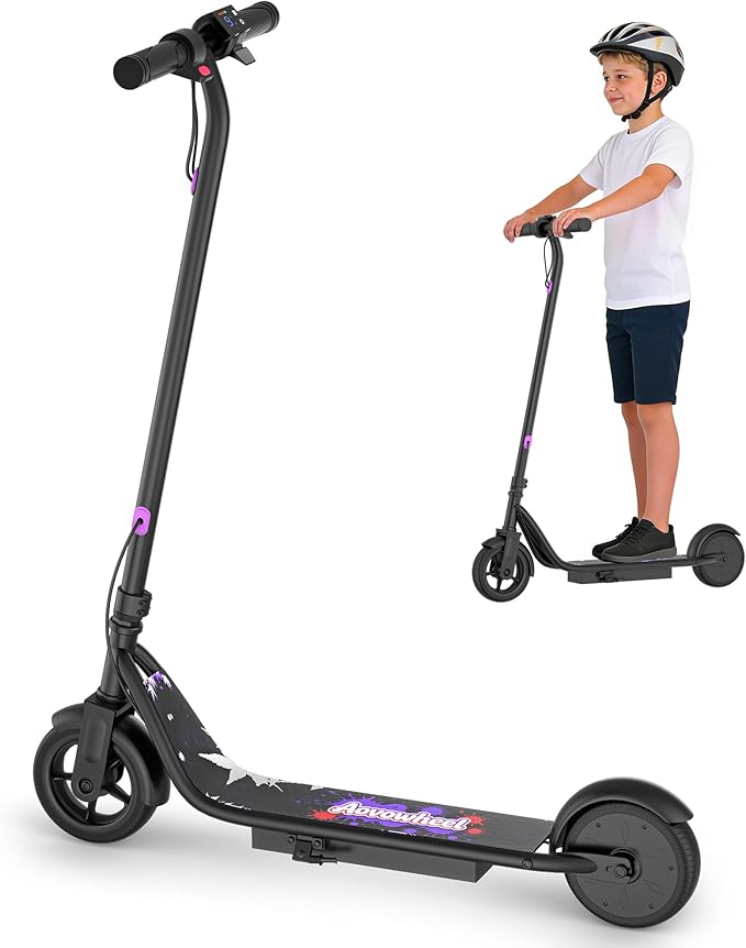 Aovowheel Electric Scooter for Adults, Folding E Scooter with 350W/500W Motor 16/24 Mph Top Speed, Max 19-23 Miles Long Range, 8.5''/10''/14''Tires Commuting Scooters with Dual Brakes System, APP