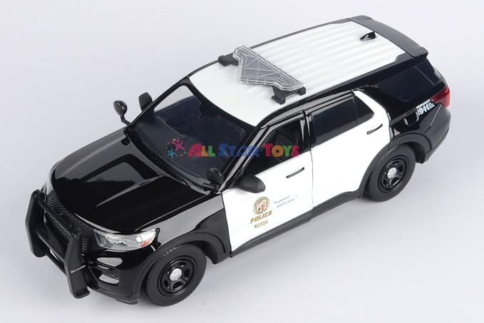 Motormax 2022 Ford Explorer Police Interceptor Utility LAPD Los Angeles Police Department 1/24 Diecast Model 76994 by All Star Toys