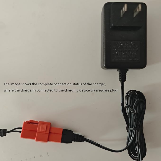 Universal 12V Charger for Kids Ride On Toys and Cars - Compatible with BMX X6, Kid TRAX GMC, Wal-Mart, Moto ATV Quad, Electric Vehicle Power Adapter with Square Plug