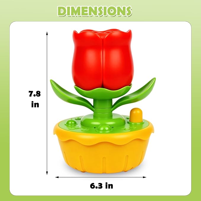 Sprinkler for Kids Outdoor Water Toys: 3 in 1 Flower Toddler Sprinkler Toy, Summer Outside Yard Water Game Toys Attaches to Garden Hose Splashing Fun Toys for 3 4 5 6 7 8 Year Old Boys Girls Gifts