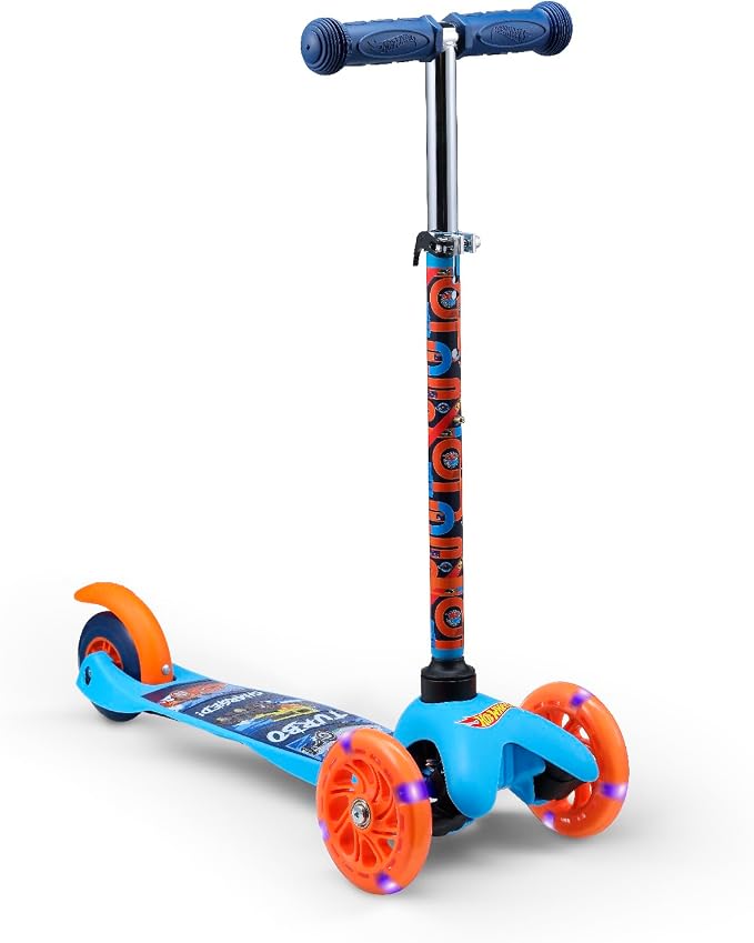 Kick Scooter for Kids, 3 Wheel Self Balancing, Light Up LED Wheels