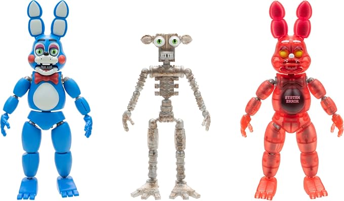 Five Nights at Freddy’s Endo-Series Collector Figure - 6-Inch Endo-1 with Swapable Toy Bonnie and System Error Toy Bonnie Parts