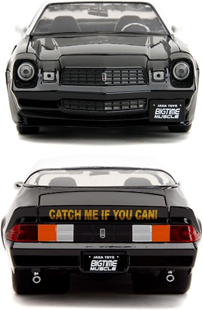Jada Big Time Muscle 1:24 1979 Chevy Camaro Z28 Die-Cast Car, Toys for Kids and Adults (Police Colors)
