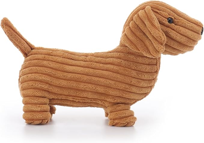 Apricot Lamb Clare Dachshund Stuffed Animals for Kids, Soft Cute Plush Toys for Baby Girl and Boy, 10.5 Inches
