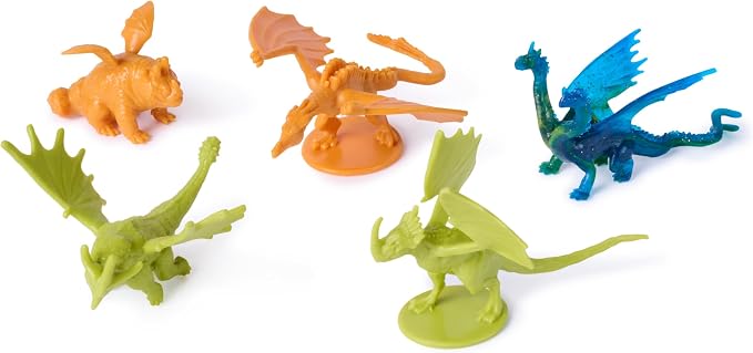 DreamWorks Dragons, World of Berk: Dragon Flock Arena, 50 Collectible Dragons and Vikings Figures for Ages 4 and up