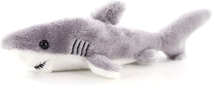 The Petting Zoo Great White Shark Animal Plushie, Gifts for Kids, Scoopz Sealife Animals, Shark Plush Toy, 12 inches