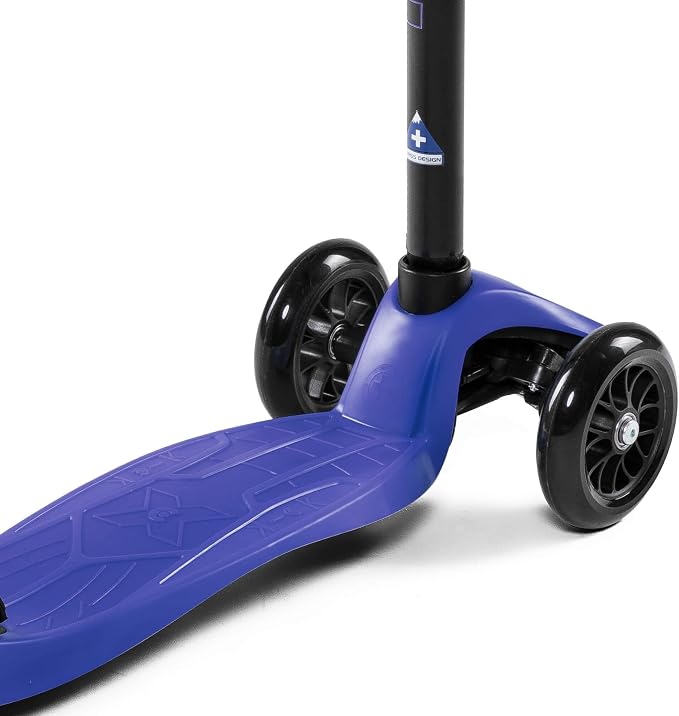 Micro Kickboard | Maxi Original Kids Scooter for Ages 5-12 | Children up to 110 lbs | 3 Wheel Lean-to-Steer Design | Adjustable T Bar | Smooth Ride PU Wheels | Swiss Design