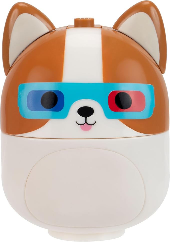 BLDR Squishmallows Reginald at the Movies Building Set - Reginald the Corgi Buildable Figure - Squishmallows Fans 8+, 0093