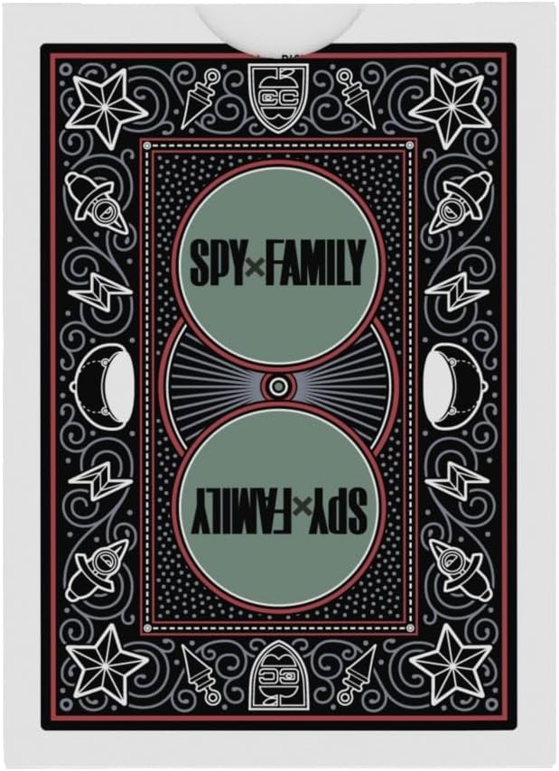 Bicycle Spy Family Collectible Standard 52 Deck of Cards, Poker Size, Anime Cartoon Gifts, Family & Kids Card Game Night