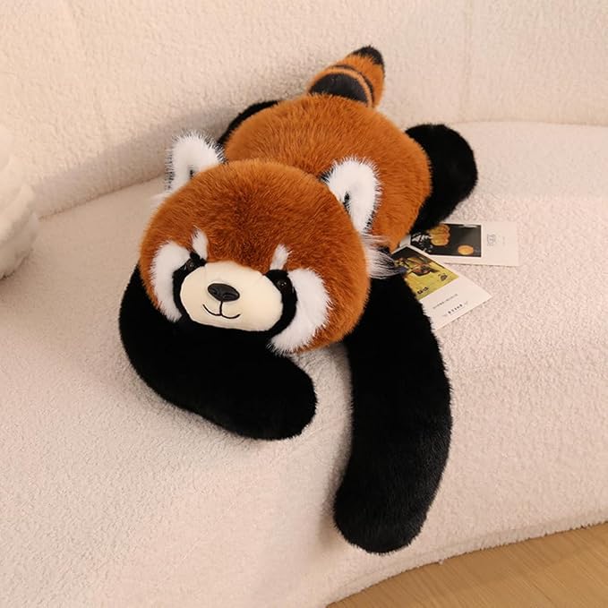 25.6 inch Red Panda Weighted Stuffed Animals, Weighted Plush Animal, Cute Soft Plush Toy Pillow Hugging Plushie Gifts for Kids Adults