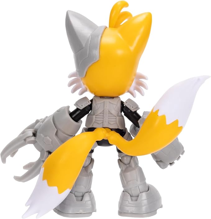 DC X Sonic Collectable Action Figures Shadow as Batman, Tails as Cyborg, Knuckles as Superman Featuring Highly Articulation Figures with Dynamic Posing