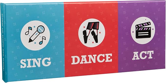 Sing, Dance, Act | The Performance Party Game | 3+ Players | School Games | Family Games | Stocking Stuffers | Birthday Gift |