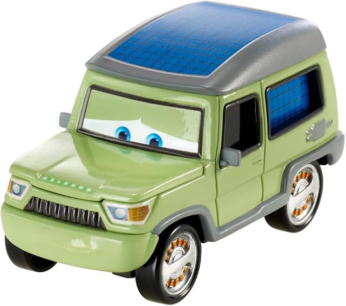 Disney / Pixar CARS 1:55 Scale Die Cast Miles Axlerod with Open Hood - Chase [Palace Chaos 4/9]