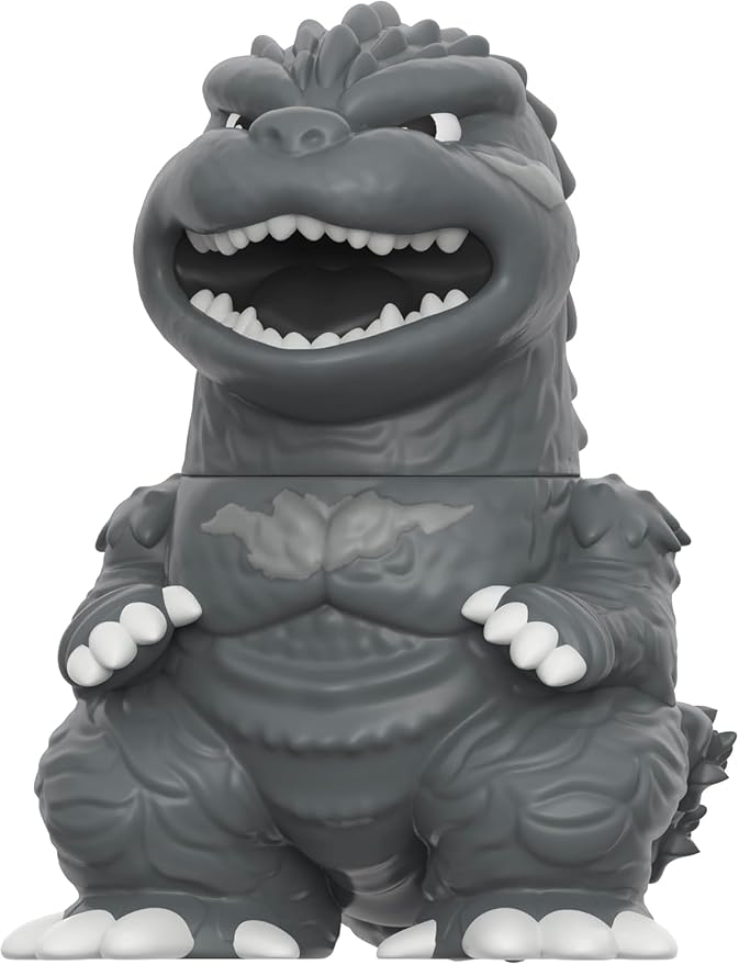 Super7 Fun! Fun! Toho Godzilla Minus One (Grayscale) Vinyl Figure - 5" Toho Godzilla Action Figure Kaiju - Classic Movie Monster Fans Collectibles & Retro Toys - Limited Edition - Amazon Exclusive