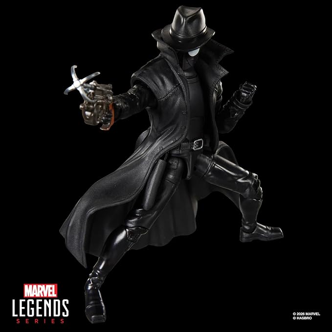 Marvel Legends Series Spider-Man Noir, Retro Cardback Spider-Man Comics Collectible 6-Inch Scale Action Figure (Amazon Exclusive)