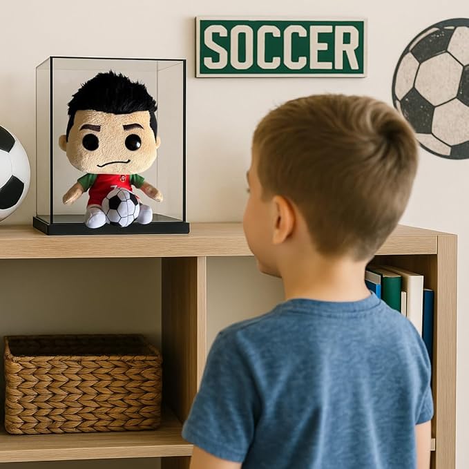 Ronaldo Plush – Soccer Star Collectible with Jersey Number 7 – Peluche de Ronaldo – Soccer Gift for Boys, Girls & Fans – Number 7 Soccer Player Plush Toy