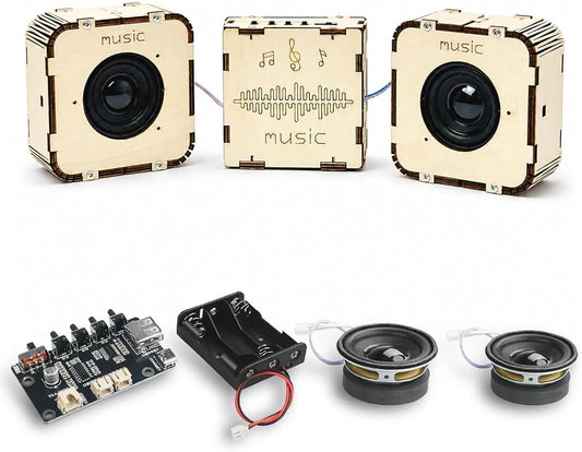STEM Toys for Ages 8-14, DIY Bluetooth Speaker Kit for Kids 8-12 Science Kits for Kids Age 8-12, Build Your Own Speaker Educational Electronics Experiment Kit, Gifts for Boys Girls Teens