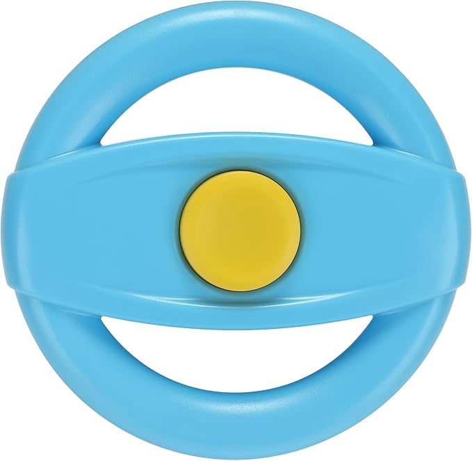 Accmor Stroller Steering Wheel Toy, Simulated Steering Wheel for Stroller Shopping Carts Cart Universal Detachable Pretend Driving Funny Toy Attachment