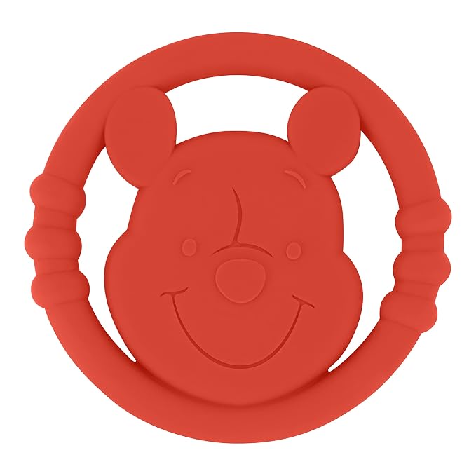 Cudlie Disney Silicone Teether Toy Set for Infants, Food Grade and BPA Free Teethers for Babies 6-12 Months, 2-Pack Teether Toys for Newborns
