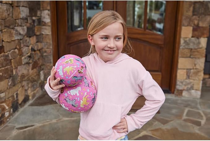 Crocodile Creek Playground Ball - Durable Rubber Ball for Kids Ages 3 and Up - Bouncy Inflatable Ball for Kickball, Indoor Games, and Outdoor Sports - PVC-Free