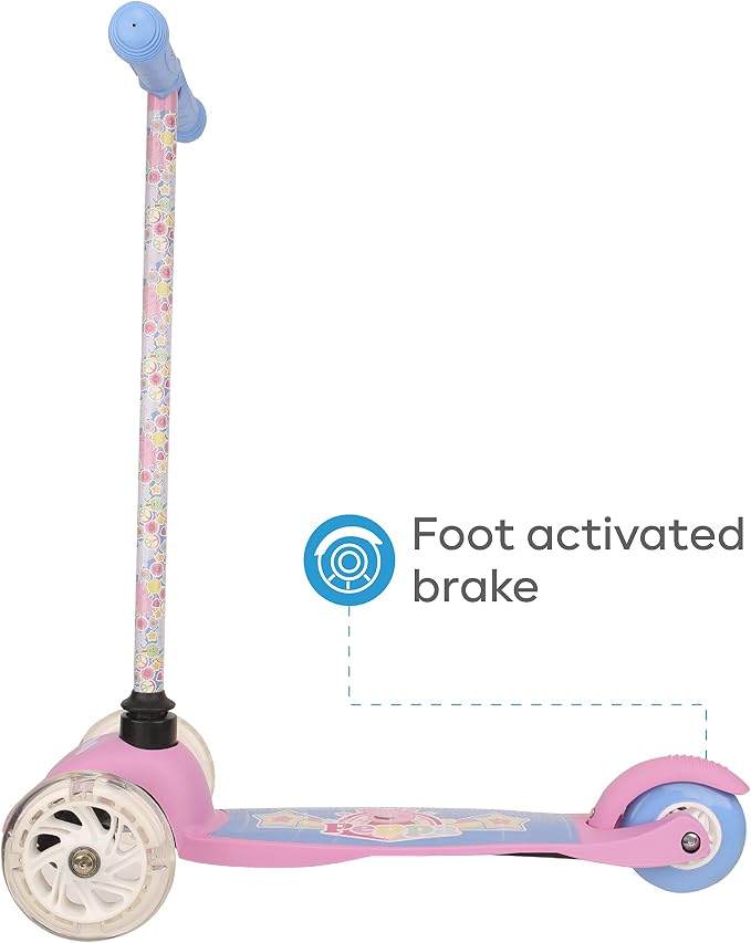 Kick Scooter for Kids, 3 Wheel Self Balancing, Light Up LED Wheels