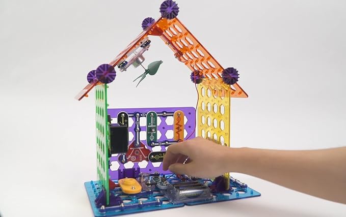 Snap Circuits Elenco My Home Electronics Building Kit for Kids Ages 8 and Up