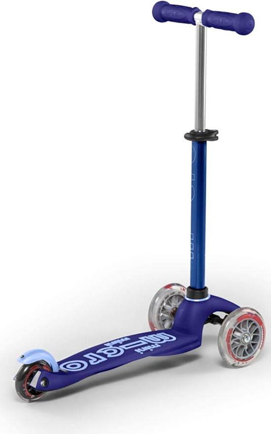 Micro Kickboard | Mini Kids Scooter for Ages 2-5 | Children up to 110 lbs | 3 Wheel Lean-to-Steer Design | Adjustable T Bar | Smooth Ride PU Wheels | Swiss Design