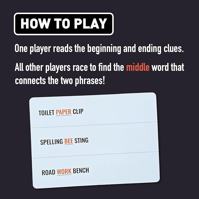 Chunky Monkey Business Party Game – Funny Word Guessing & Fast-Paced Family Game, Hilarious Riddle & Phrase Game for Kids, Teens & Adults, 3–6 Players Ages 10+