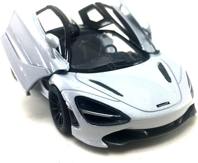 KiNSMART McLaren 720s White 5 Inch 1:36 Scale Die Cast Metal Model Toy Super Sports Car