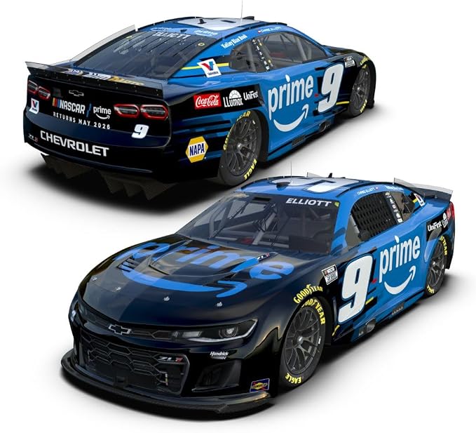 Hendrick Motorsports Amazon Exclusive - 1:64 Diecast Replica - Candy Finish - Chase Elliott #9 Prime