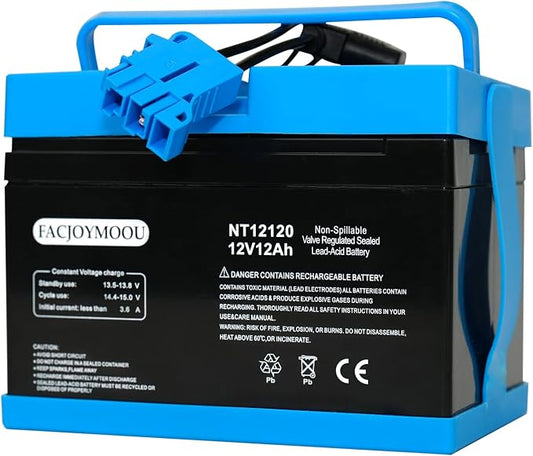 12 Volt Battery for Peg Perego John Deere Gator Polaris Gaucho Rock'in Case Ih Tractor Ride On 12v 12ah Replacement Battery for Peg-Perego Kid's Toys Car