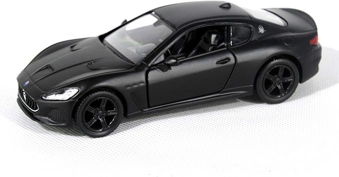 Tianmei 1:32 Scale Supercar Styling Alloy Die-Cast Car Model Collection Decoration Ornaments, Kids Play Vehicle Toys with Pull Back Action and Open Doors (MSLD - Black)