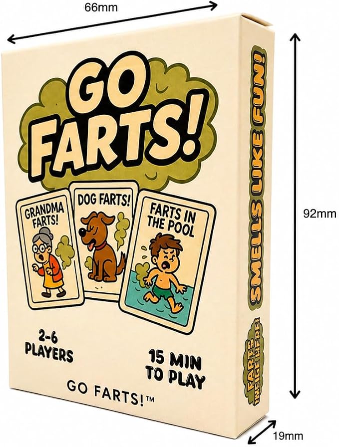 Card Game – The Hilarious Family Card Game that Will Make You Laugh Out Loud | Funny Party Card Game for Kids & Adults | 2–6 Players | Indoor Summer Activities | Ages 4+ (Amazon Exclusive)