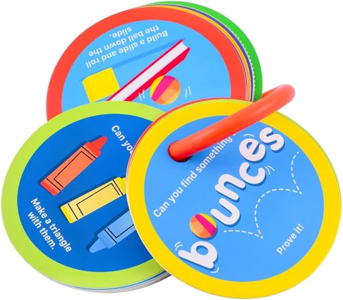 MOLLYBEE KIDS Preschool Indoor Scavenger Hunt Cards at Home, Gifts for Ages 3, 4