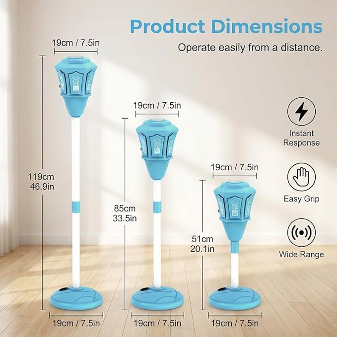 Automatic Bubble Machine - 2026 Adjustable Height Standing Bubble Blower with LED Lights & Music, Electric Bubble Maker for Birthday Party Wedding Outdoor Indoor Activities