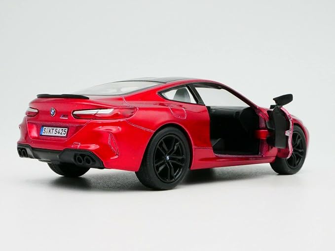 KiNSMART BMW M8 Competition 1:36 Scale 5" Die Cast Metal Model Toy Super Car w/Pullback Action (Red)