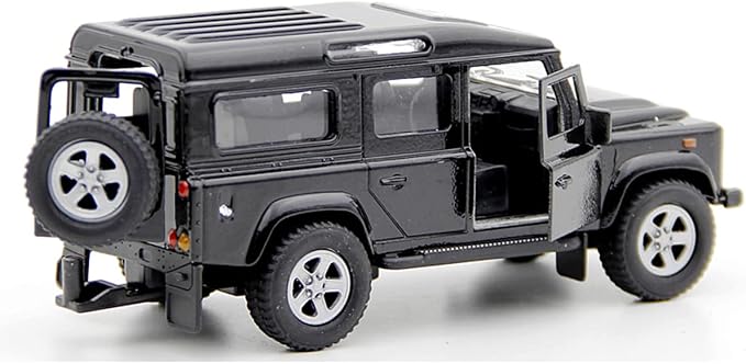 Toy Camper SUV Trailer Towing RV Motorhome Toys for Boys Diecast Truck Model Car Metal Pull Back Toy Cars Vehicle, Doors Open Light Sound, Outdoor Land Adventure Play Set, Kids Gifts