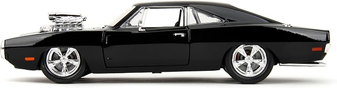 Jada Fast & Furious Dom’s 1970 Dodge Charger Diecast Model – 1:24 Scale Durable Die Cast Car – Includes Dom Figure – Perfect for Collectors and Kids