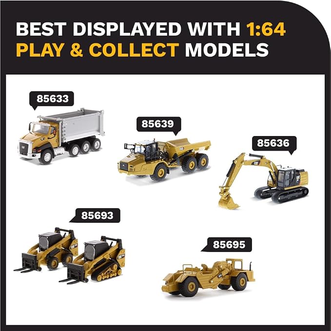 Diecast Masters 1:64 Scale Caterpillar CT660 OX Stampede Dump-Truck Model 85633 | Play & Collect Series Cat Construction Equipment
