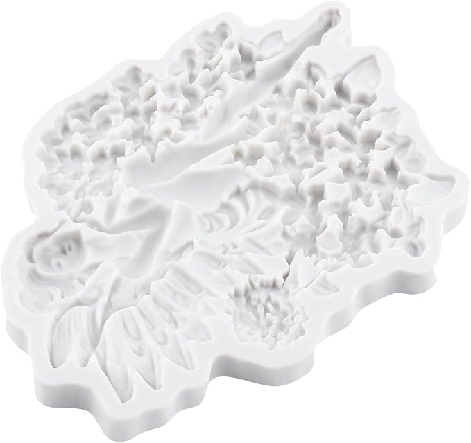 3D Flower Fairy Polymer Clay Molds Butterfly Fairy Silicone Mold for DIY Crafts Epoxy Resin Casting Polymer Clay Tools Craft Air Dry Jewelry Making