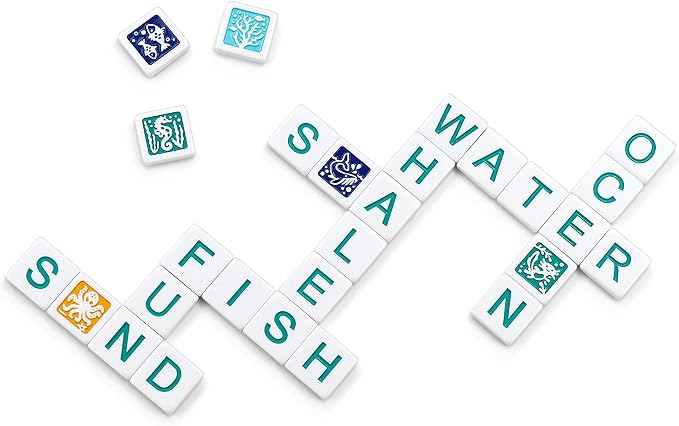 BANANAGRAMS Oceanic Edition Family Board Game, (u-3c-25447)