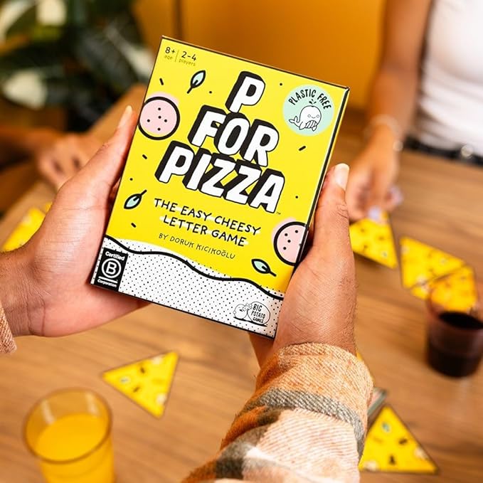 Big Potato P for Pizza: Family Card Game | Great for Adults and Kids | Perfect Lightweight Travel Fun for Any Occasion | The Ultimate Travel Card Game